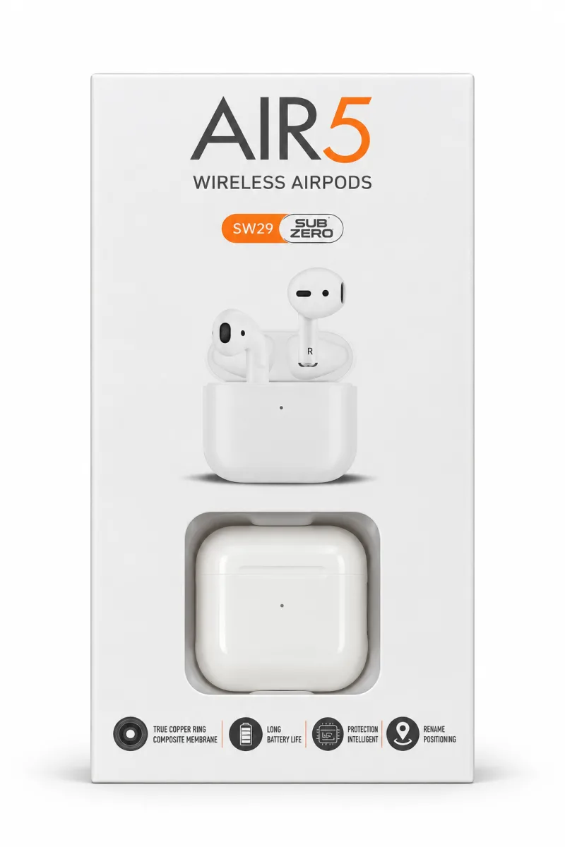Subzero AIR5 SW29 Kablosuz Bluetooth Kulaklık Beyaz