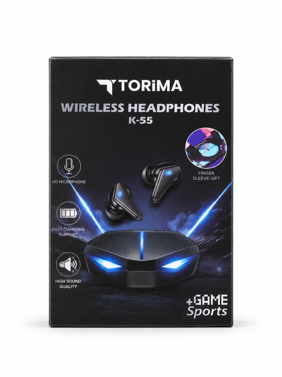 Torima K-55 Kablosuz Bluetooth Gaming Kulaklık Oyuncu Kulaklığı
